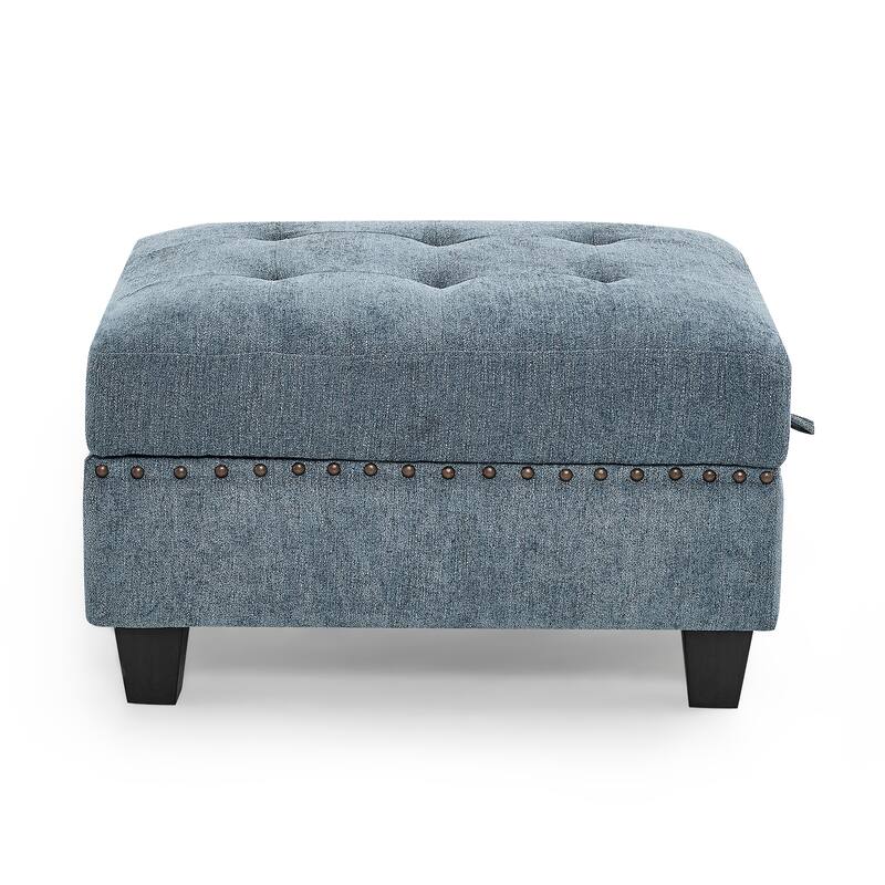 116" Deep Seat Modular Sectionals Sofa, Lshape Sectional Sofa with